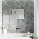 ALMA 5.1"x5.9" Porcelain Stone Look Floor and Wall Tile - Gray