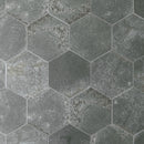 ALMA 5.1"x5.9" Porcelain Stone Look Floor and Wall Tile - Gray