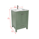 1901  24" Bathroom Vanity Cabinet Set