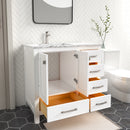 1901  36" Bathroom Vanity Cabinet Set