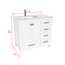 1901  36" Bathroom Vanity Cabinet Set