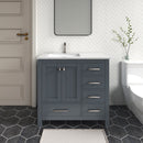 1901  36" Bathroom Vanity Cabinet Set