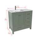 1901  36" Bathroom Vanity Cabinet Set