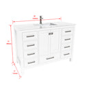 1901  48" Bathroom Vanity Cabinet Set