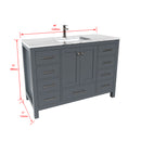 1901  48" Bathroom Vanity Cabinet Set