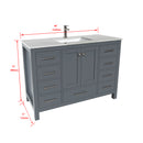 1901  48" Bathroom Vanity Cabinet Set