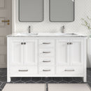 1901  60" Bathroom Vanity Cabinet Set