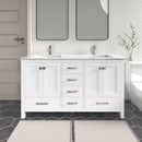 1901  60" Bathroom Vanity Cabinet Set