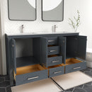 1901  60" Bathroom Vanity Cabinet Set