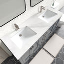 1901  60" Bathroom Vanity Cabinet Set