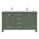 1901  60" Bathroom Vanity Cabinet Set