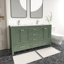 1901  60" Bathroom Vanity Cabinet Set