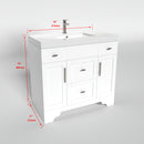 1905  36" Bathroom Vanity Cabinet Set