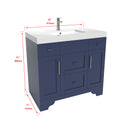 1905  36" Bathroom Vanity Cabinet Set