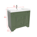 1905  36" Bathroom Vanity Cabinet Set