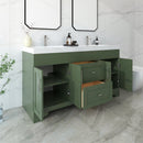 1905  60" Bathroom Vanity Cabinet Set