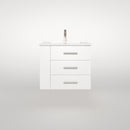 1906  24" Bathroom Vanity Wall Mount Set(Left Side Shelf)