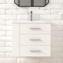 1906  24" Bathroom Vanity Wall Mount Set(Left Side Shelf)