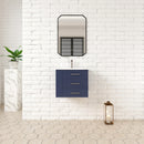 1906  24" Bathroom Vanity Wall Mount Set(Left Side Shelf)