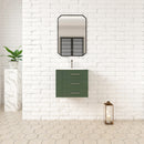 1906  24" Bathroom Vanity Wall Mount Set(Left Side Shelf)