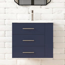 1906  24" Bathroom Vanity Wall Mount Set(Right Side Shelf)