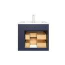 1906  24" Bathroom Vanity Wall Mount Set(Right Side Shelf)