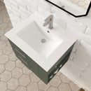 1906  24" Bathroom Vanity Wall Mount Set(Right Side Shelf)