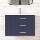 1906  30" Bathroom Vanity Wall Mount Set(Left Side Shelf)