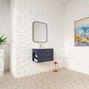 1906  30" Bathroom Vanity Wall Mount Set(Left Side Shelf)