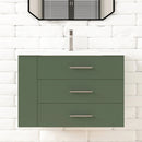 1906  30" Bathroom Vanity Wall Mount Set(Left Side Shelf)