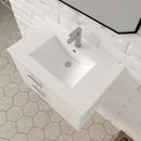 1906  30" Bathroom Vanity Wall Mount Set(Right Side Shelf)