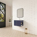 1906  30" Bathroom Vanity Wall Mount Set(Right Side Shelf)