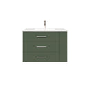 1906  30" Bathroom Vanity Wall Mount Set(Right Side Shelf)