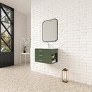 1906  30" Bathroom Vanity Wall Mount Set(Right Side Shelf)