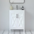 1907  24" Bathroom Vanity Cabinet Set