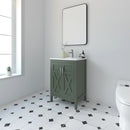 1907  24" Bathroom Vanity Cabinet Set