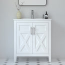 1907  30" Bathroom Vanity Cabinet Set