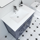 1907  30" Bathroom Vanity Cabinet Set