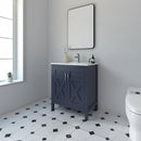 1907  30" Bathroom Vanity Cabinet Set