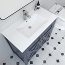 1907  36" Bathroom Vanity Cabinet Set