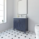 1907  36" Bathroom Vanity Cabinet Set