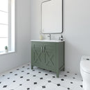 1907  36" Bathroom Vanity Cabinet Set