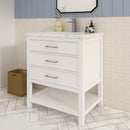 1912  30" Bathroom Vanity Cabinet Set