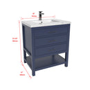 1912  30" Bathroom Vanity Cabinet Set