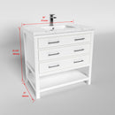 1912  36" Bathroom Vanity Cabinet Set