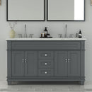 1917  60" Bathroom Vanity Cabinet Set