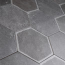 Dakota 7.87"x9.45" Matte Porcelain Floor and Wall Tile - Base Grafito