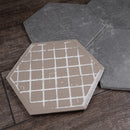 Dakota 7.87"x9.45" Matte Porcelain Floor and Wall Tile - Base Grafito