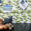 BCD-02  Green Brick Glass Mosaic Tile