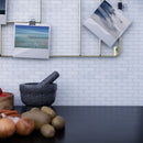 BCD-04  Crystile White Brick Glass Mosaic Tile